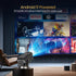 PORTRONICS Beem 470 Smart LED Projector | Streaming Apps | 1080p Full HD | 4500 Lumens | Angle Adjustable