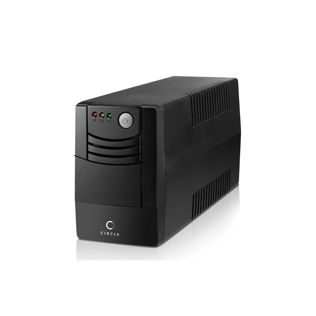 CIRCLE UPS 600VA with 360W Power and 10-15 Minutes Backup Time