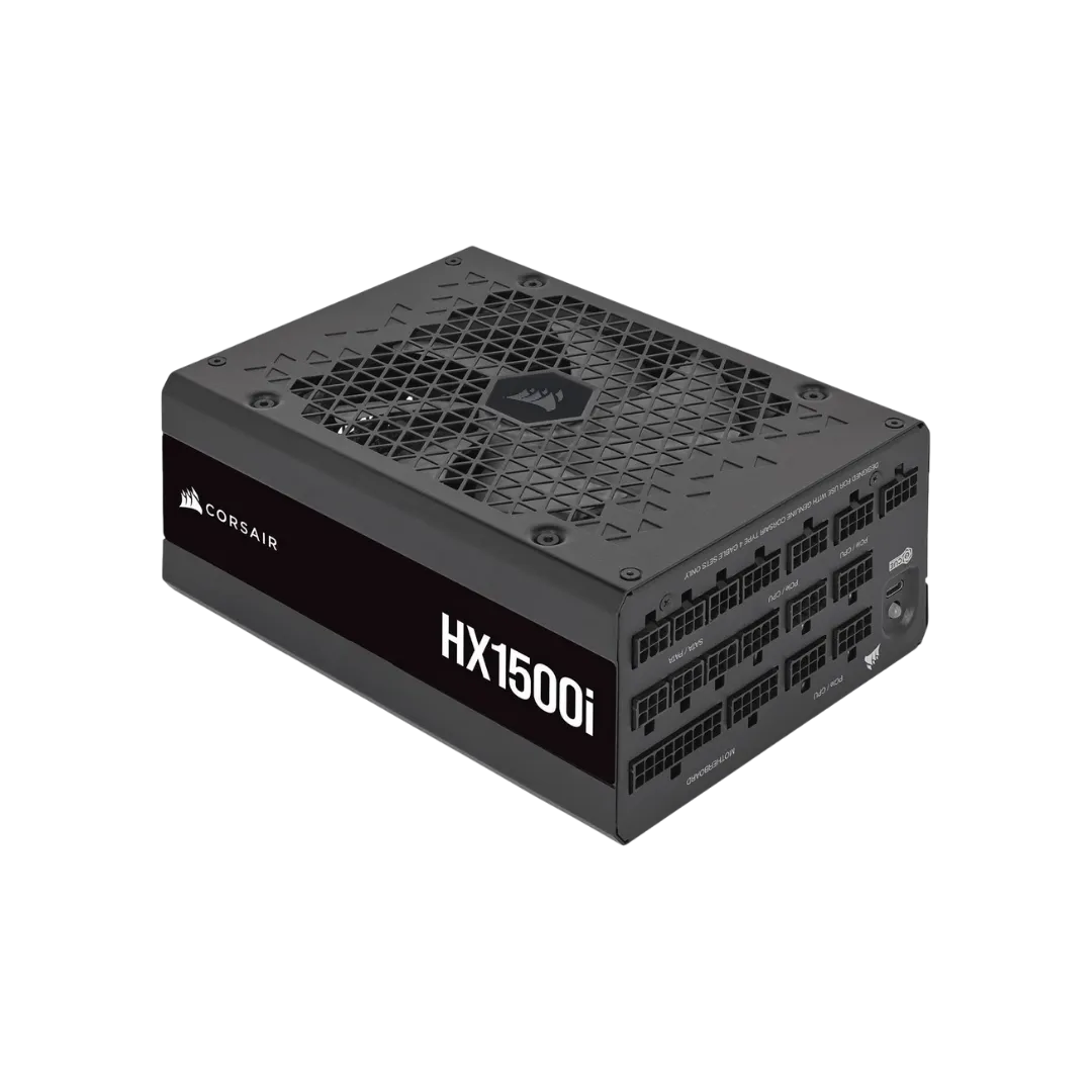 CORSAIR HX1500i 1500W Power Supply - 80+ Platinum Certified, Fully Modular