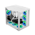 Ant Esports Crystal Dual-Chamber ARGB Gaming Cabinet – White