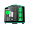 Ant Esports Crystal X11 Mid-Tower High End Computer Case/Gaming Cabinet - Green Black | Support ATX, Micro-ATX, Mini-ITX | Pre-Installed 4 x 120 mm ARGB Fan