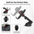PORTRONICS Charge Clamp 2 Mobile Holder with Wireless Charging | Type-C | 360 Rotation | Sturdy Build | LED Display |