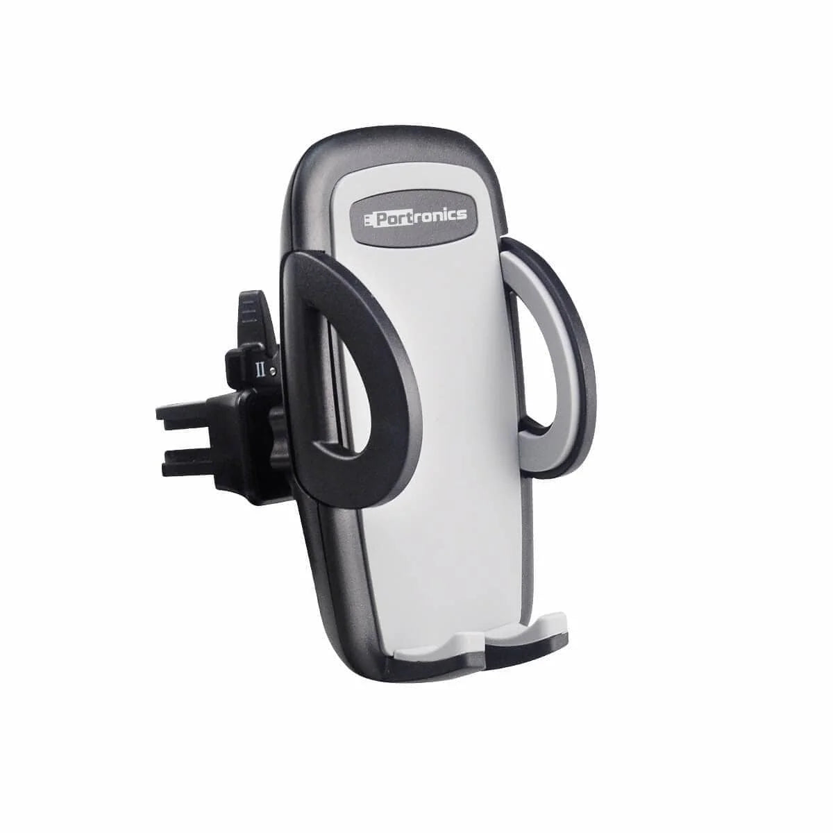 PORTRONICS Clamp X Car-Vent Mobile Holder | 360° Rotation | For Most Cars | AC Vent Mount | One-Click Operation - Grey | Buy Online at Shwetha Computers
