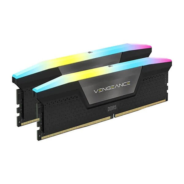 Corsair Vengeance RGB 32GB (16GBx2) DDR5 5200MHz Desktop RAM - | Buy Online at Shwetha Computers