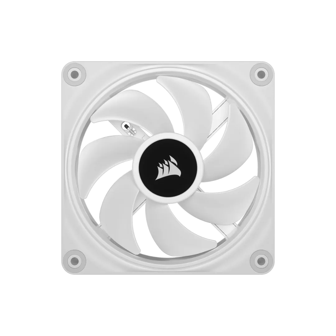 Corsair QX120 RGB 120mm Magnetic Dome Fans - White