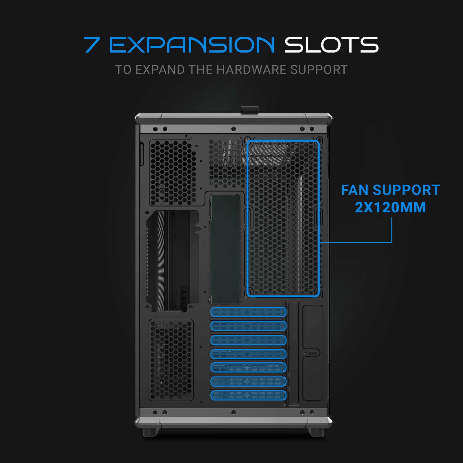 Ant Esports Crystal X8 Frame Exoskeleton Gaming Cabinet/Case