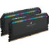 Corsair Memory DOMINATOR PLATINUM RGB 32GB (2x16GB) DDR5 DRAM 6000MT/s CL36 Intel XMP Memory Kit — Black