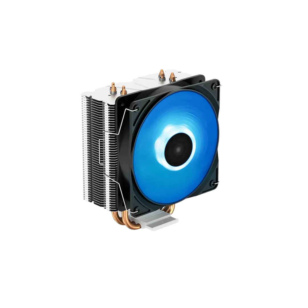 DeepCool GAMMAXX 400 V2 Blue Air Cooler - 120mm Fan, 64.5 CFM, Hydro Bearing