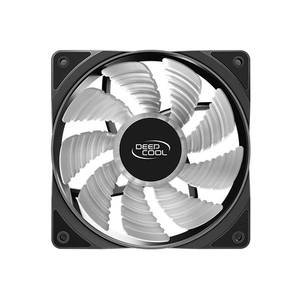 DeepCool RF120 FS LED Case Fan - 120x120x25mm, 12V, 0.17A, 500-1500 RPM, 56.5 CFM, 27 dB(A) Noise