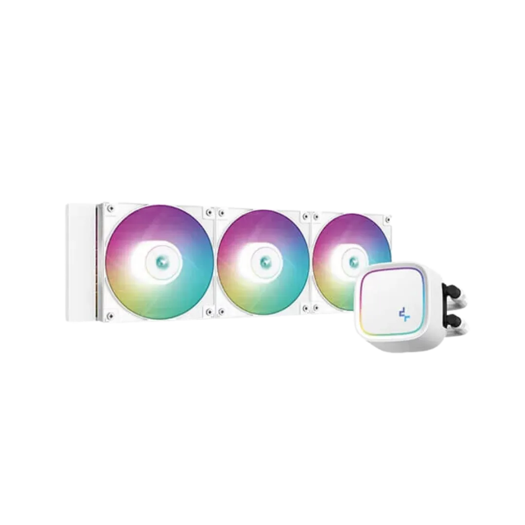 Deepcool LE 720 360 MM RGB White - Efficient Liquid Cooling with Elegant White RGB Lighting