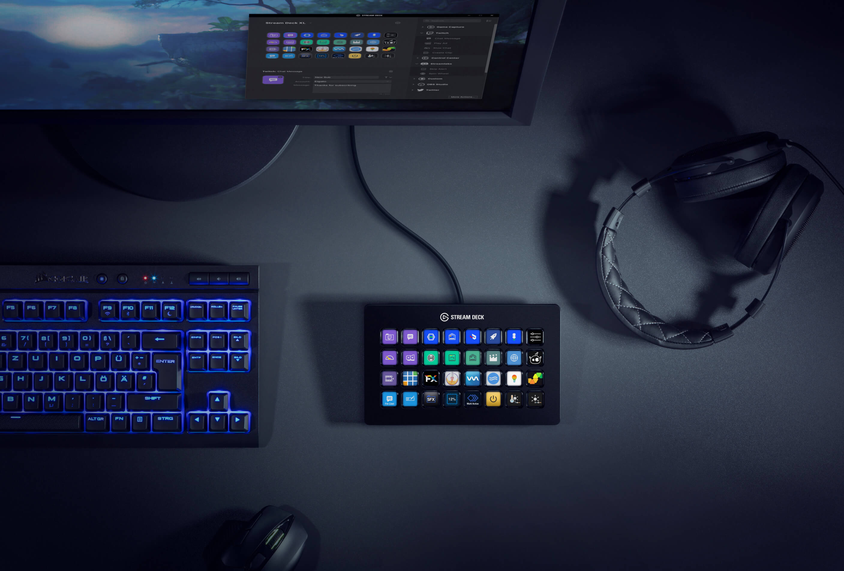 Elgato Stream Deck XL - Advanced Stream Control with 32 customizable LCD keys