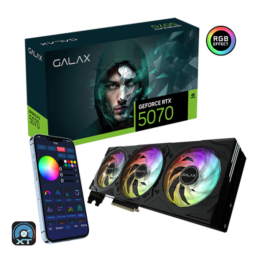 GALAX GeForce RTX 5070 EX Gamer 1-Click OC 12GB GDDR7 Graphics Card