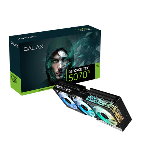 GALAX GeForce RTX 5070 Ti 1-Click OC 16GB GDDR7 Graphics Card