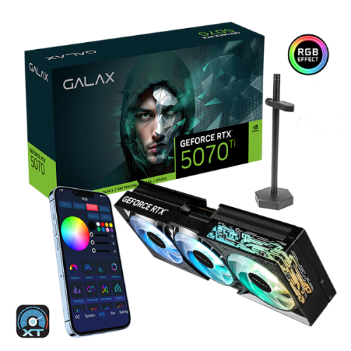 GALAX GeForce RTX 5070 Ti 1-Click OC 16GB GDDR7 Graphics Card