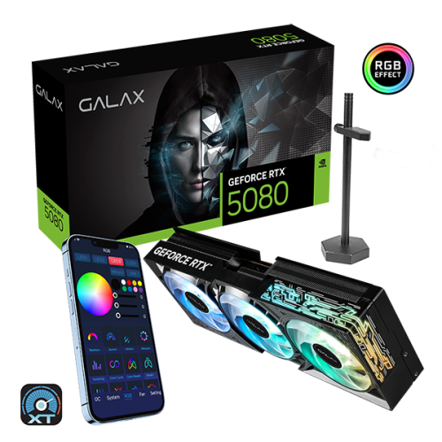 GALAX GeForce RTX 5080 1-Click OC 16GB GDDR7 Graphics Card