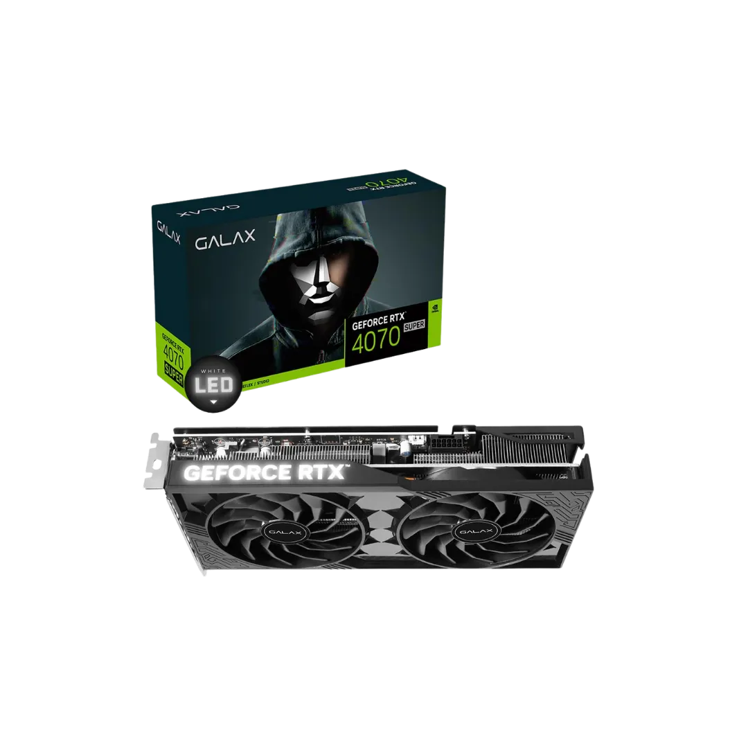 GALAX RTX 4070 Super Graphics Card - Dual Fan, 1-Click OC, Premium Performance