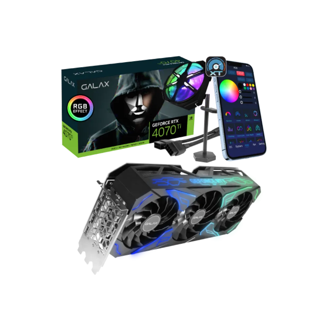 GALAX RTX 4070 Ti Super Graphics Card - Dual Fan, 1-Click OC, Ultimate Performance