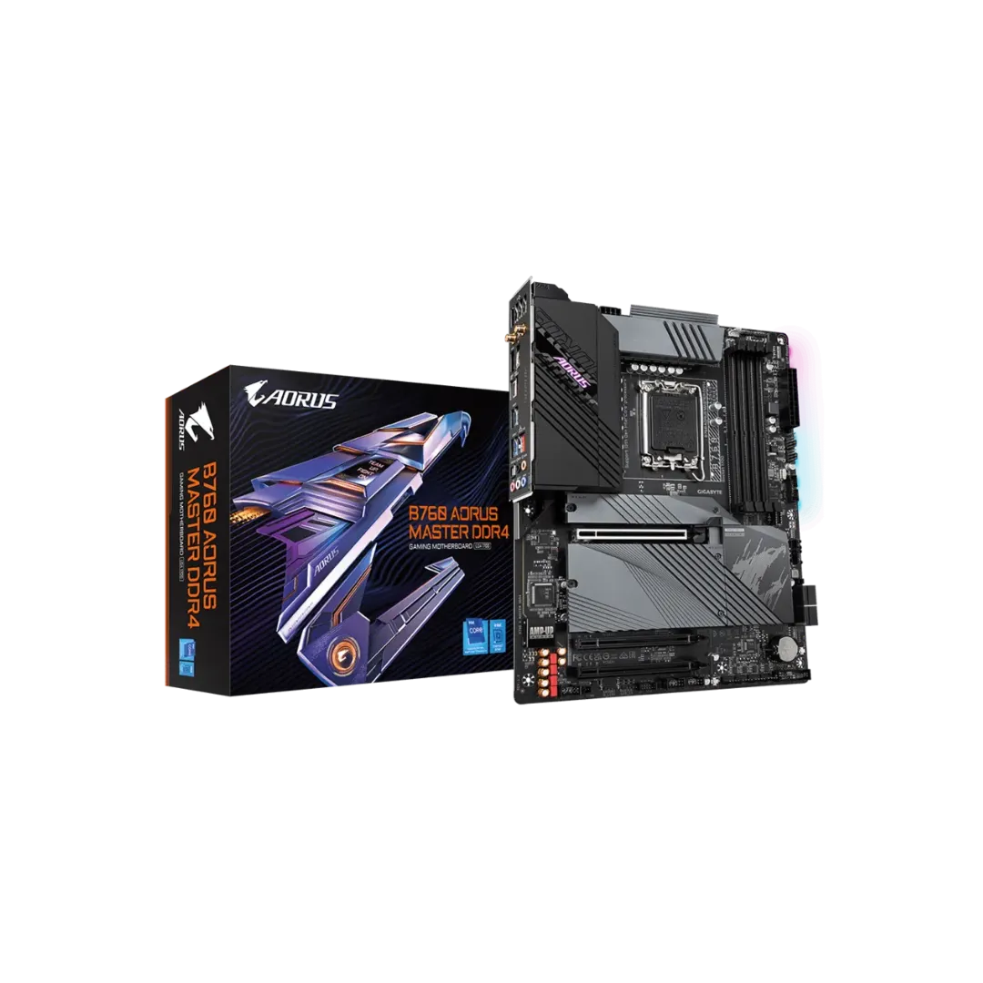 GIGABYTE B760 AORUS MASTER DDR4 Motherboard - High Performance, PCIe 4.0