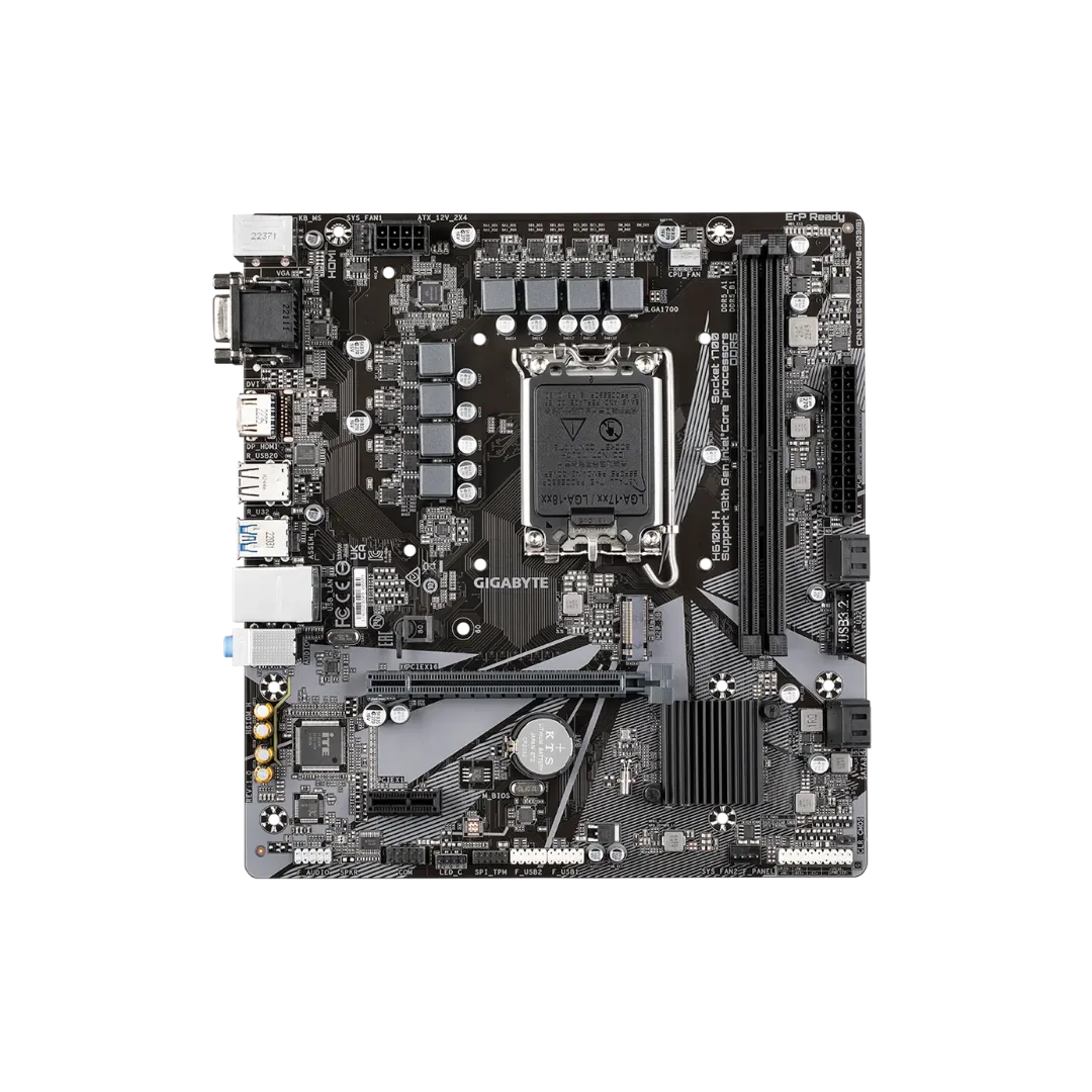 GIGABYTE H610M-H Motherboard - DDR5, Micro ATX, Essential Connectivity