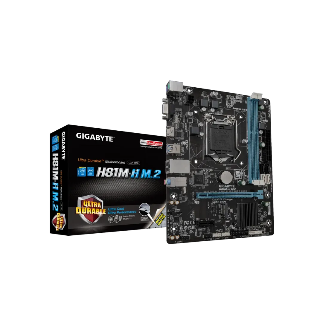 GIGABYTE H81M-H Motherboard - M.2, DDR3, Micro ATX