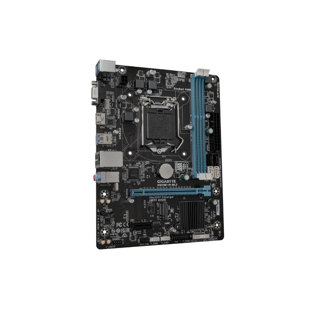 GIGABYTE H81M-H Motherboard - M.2, DDR3, Micro ATX