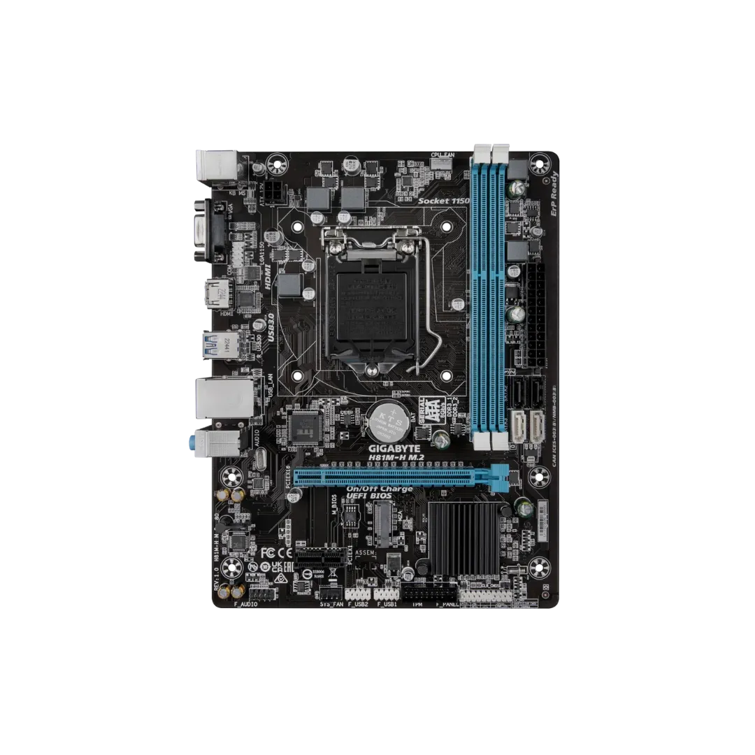 GIGABYTE H81M-H Motherboard - M.2, DDR3, Micro ATX