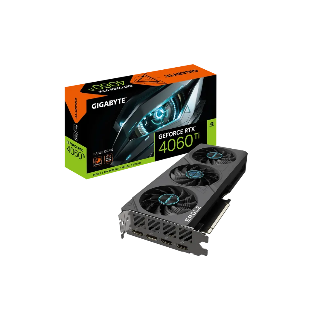 GIGABYTE RTX 4060 Ti EAGLE Graphics Card - 8GB GDDR6, High Performance