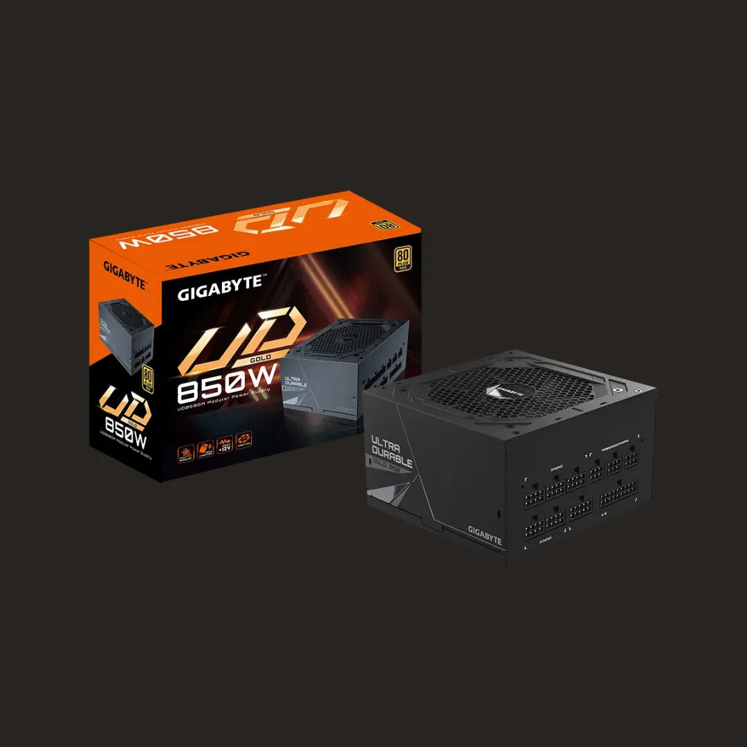 GIGABYTE UD850GM 850W Power Supply - 80+ Gold Certified, Ultra Durable for High-End Systems