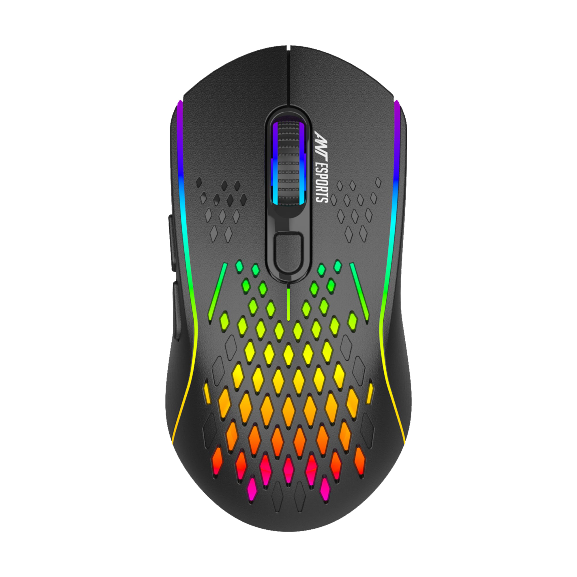 Ant Esports GM700 RGB Wireless Gaming Mouse - Black 4800 DPI