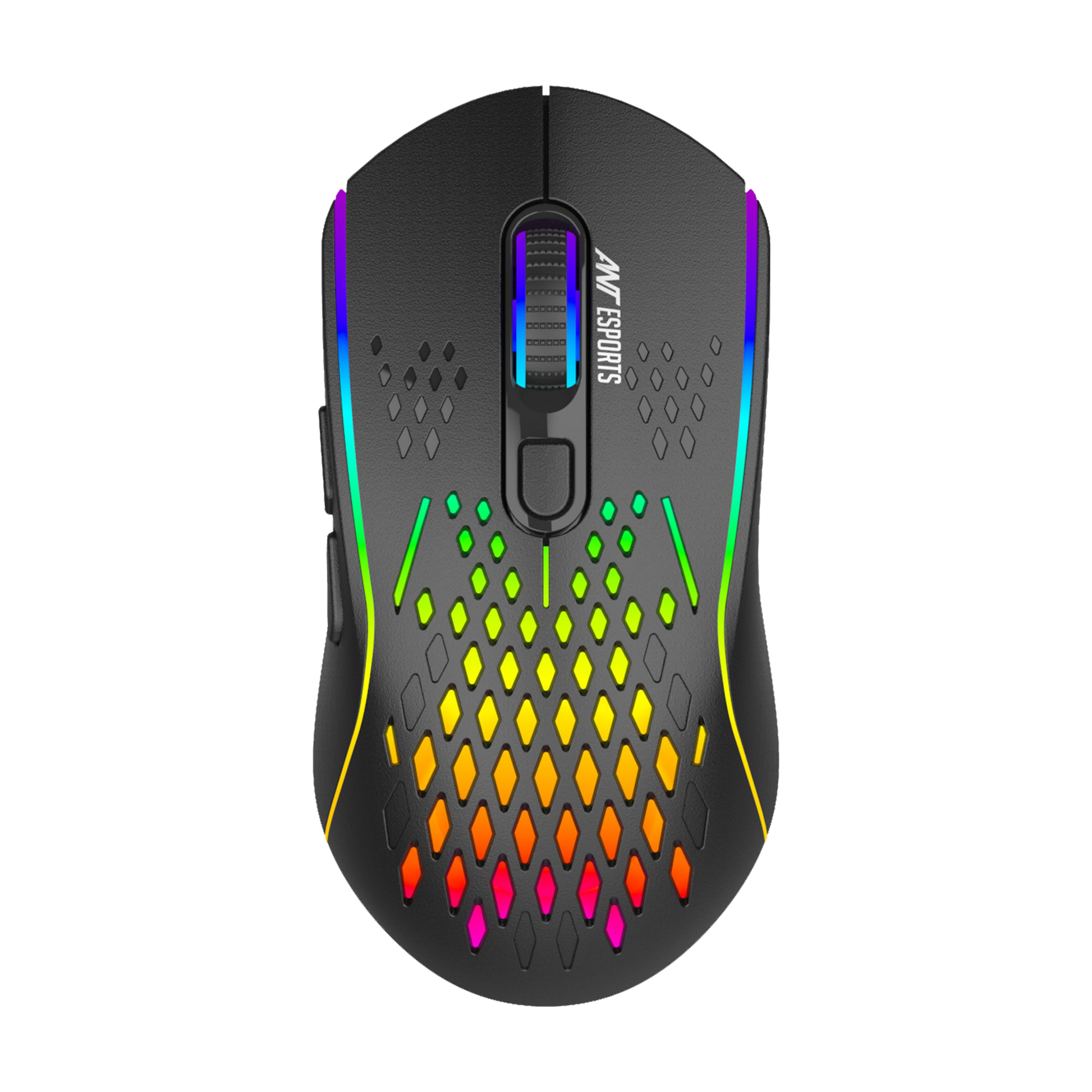 Ant Esports GM700 RGB Wireless Gaming Mouse - Black 4800 DPI