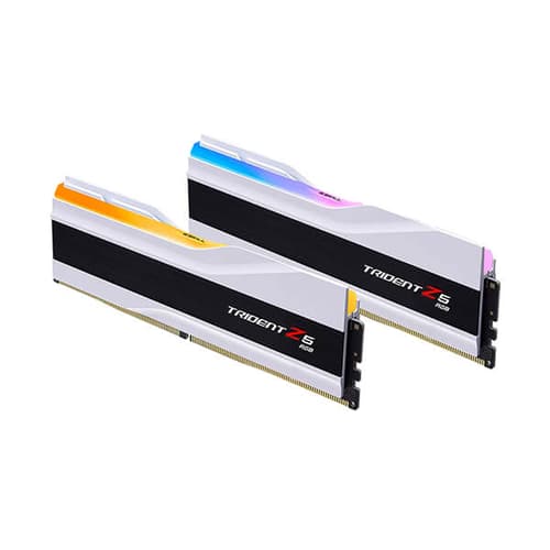G Skill Trident Z5 RGB 64GB (32GBx2) DDR5 6000MHz Desktop RAM Matte White (F5-6000J3636F32GX2-TZ5RW)