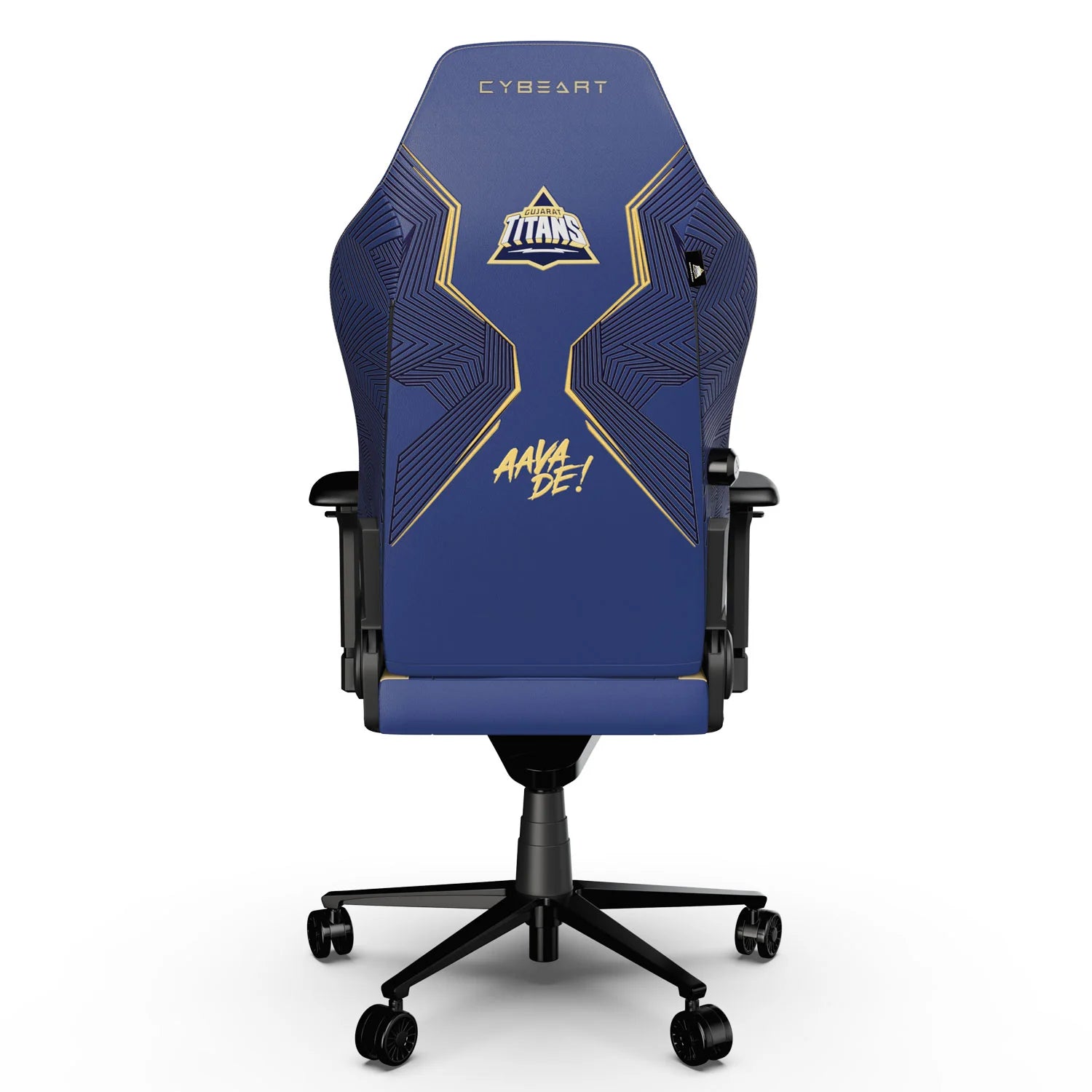 CYBEART Gujarat Titans 2024 Gaming Office Chair 4D Armrest Inbuilt Lumbar Support Supreme PU Leather, Ergonomic, Recline & Tilt