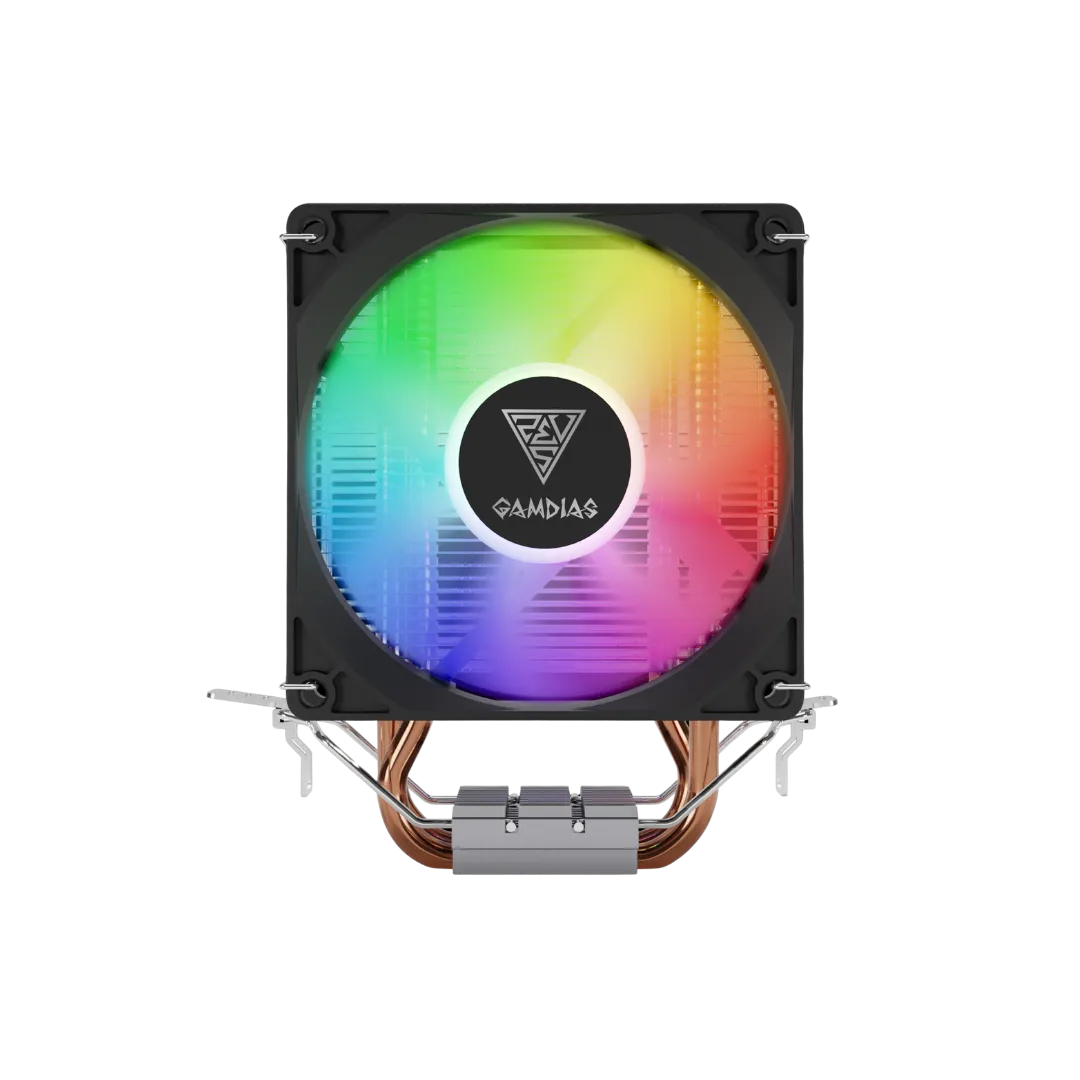 Gamdias Boreas E1-210 Lite RGB 92mm CPU Air Cooler (Aluminum, 2200 RPM, 34.6 CFM)