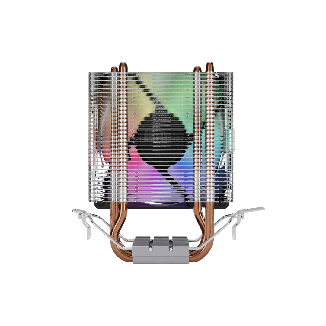 Gamdias Boreas E1-210 Lite RGB 92mm CPU Air Cooler (Aluminum, 2200 RPM, 34.6 CFM)