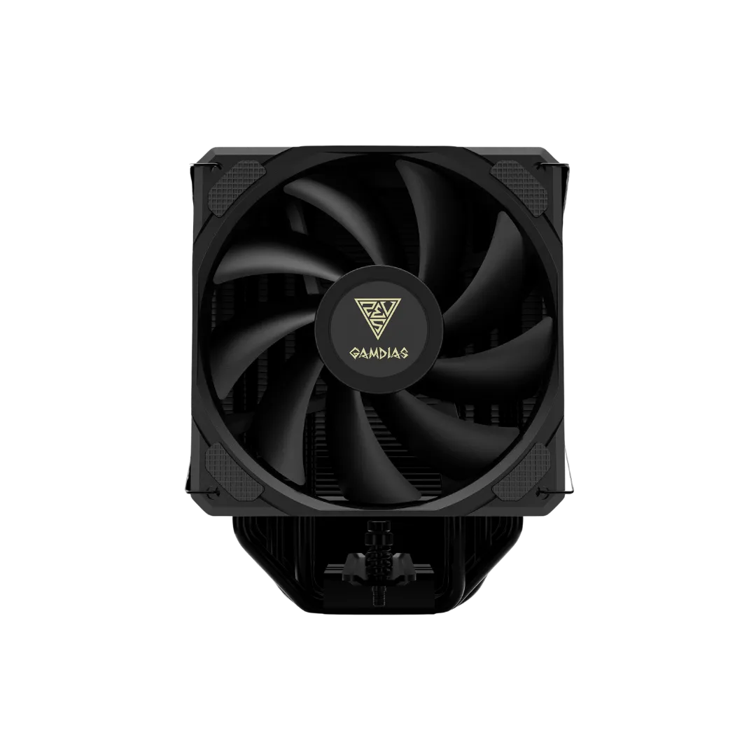 Gamdias Boreas M2-510 120mm CPU Air Cooler (Black) - Aluminum Fins, 800-1800 RPM, 72.94 CFM