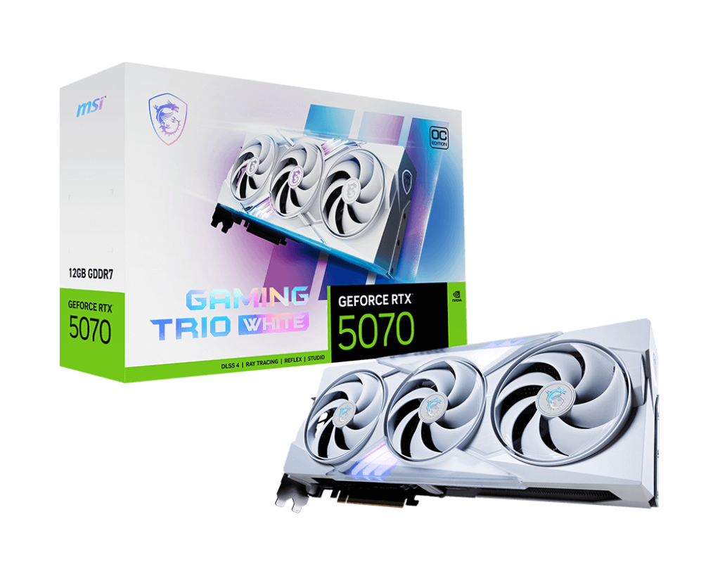 MSI GeForce RTX 5070 12G GAMING TRIO OC GDDR7 Graphics Card