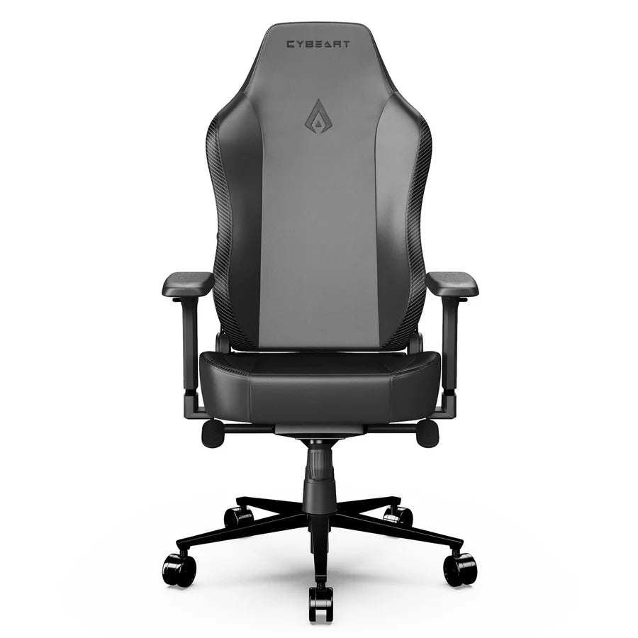CYBEART Ghost (Black) Gaming Office Chair 4D Armrest Inbuilt Lumbar Support Supreme PU Leather, Ergonomic, Recline & Tilt