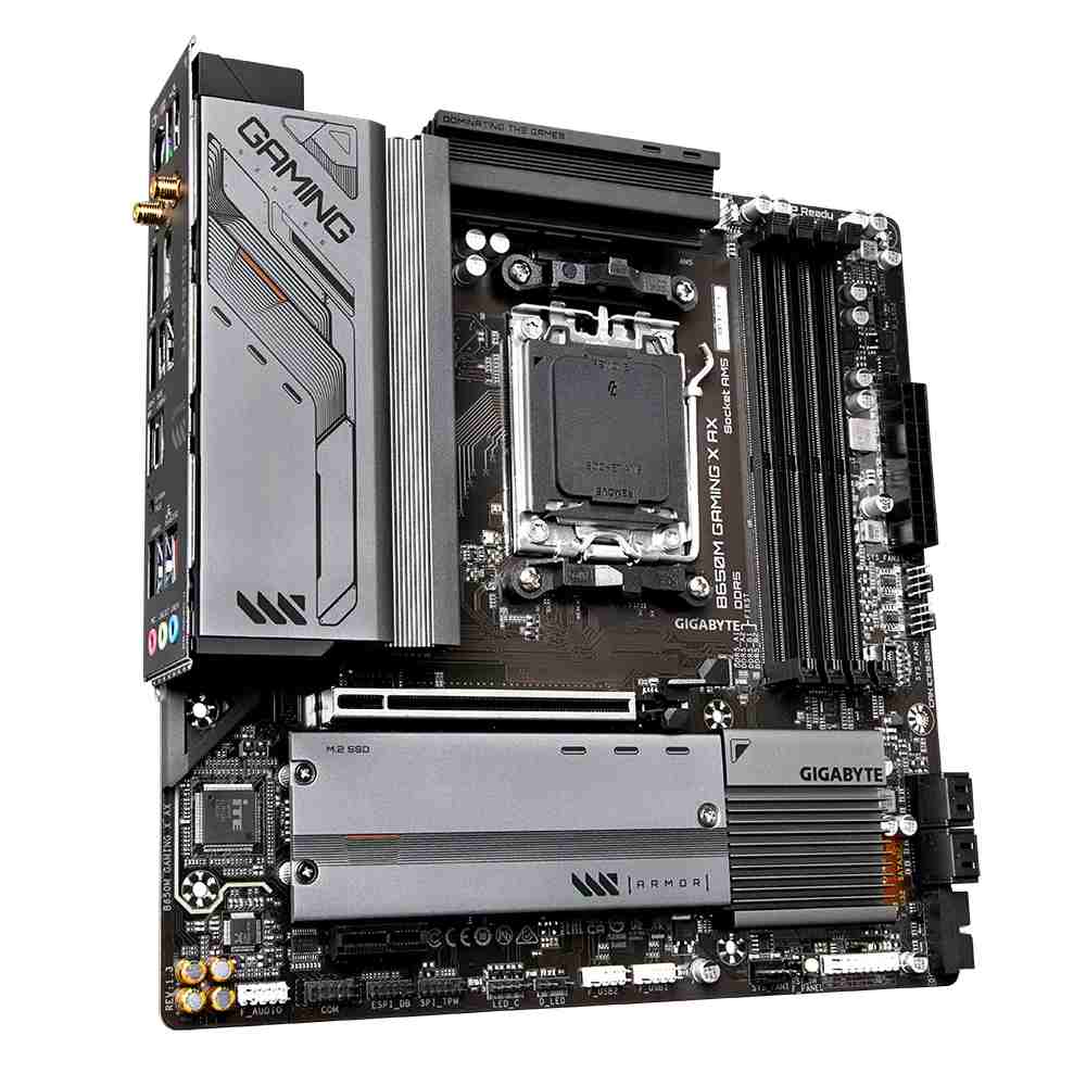 Gigabyte B650M GAMING X AX Motherboard with DDR5 8000(OC) Memory Slots, Realtek Audio, and 2.5GbE LAN Chip