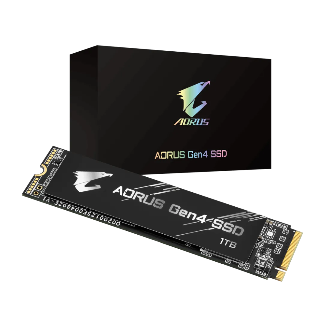 Gigabyte 1TB AORUS NVMe Gen4 SSD with Heatsink - High-Performance with Enhanced Cooling