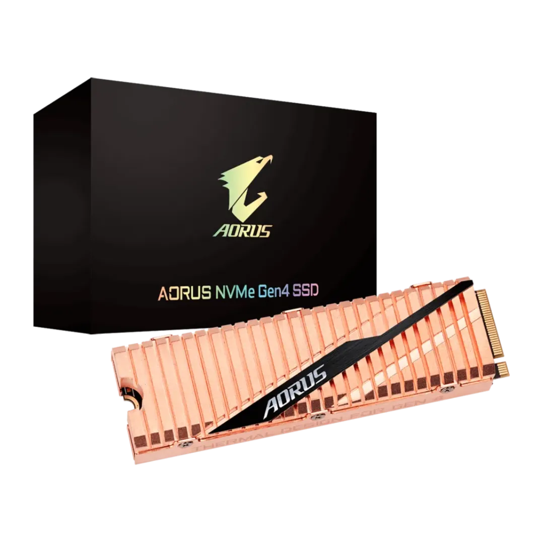 Gigabyte 500GB NVMe SSD AORUS Gen4 - High-Speed Storage for Gaming and Performance