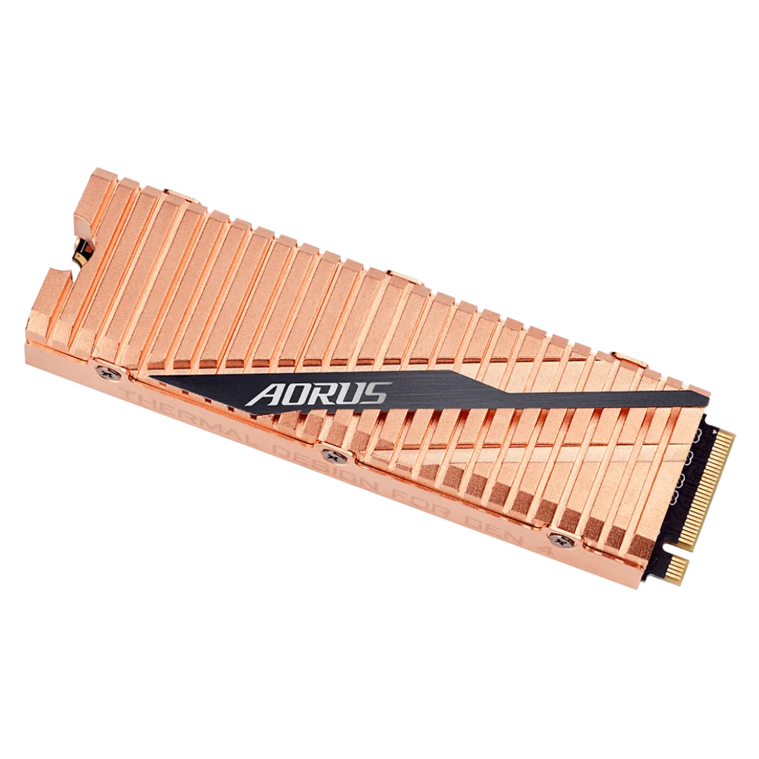 Gigabyte 500GB NVMe SSD AORUS Gen4 - High-Speed Storage for Gaming and Performance