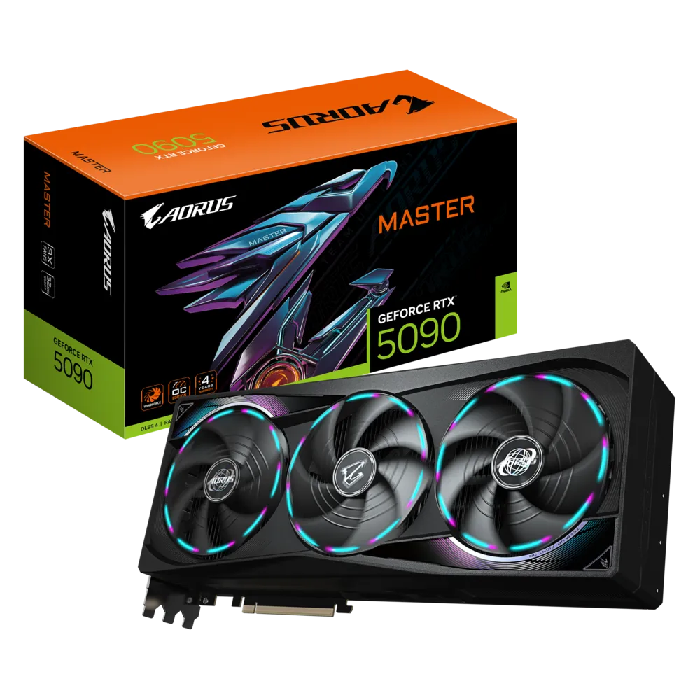 Gigabyte AORUS GeForce RTX 5090 MASTER 32G Graphics Card - | Buy Online at Shwetha Computers