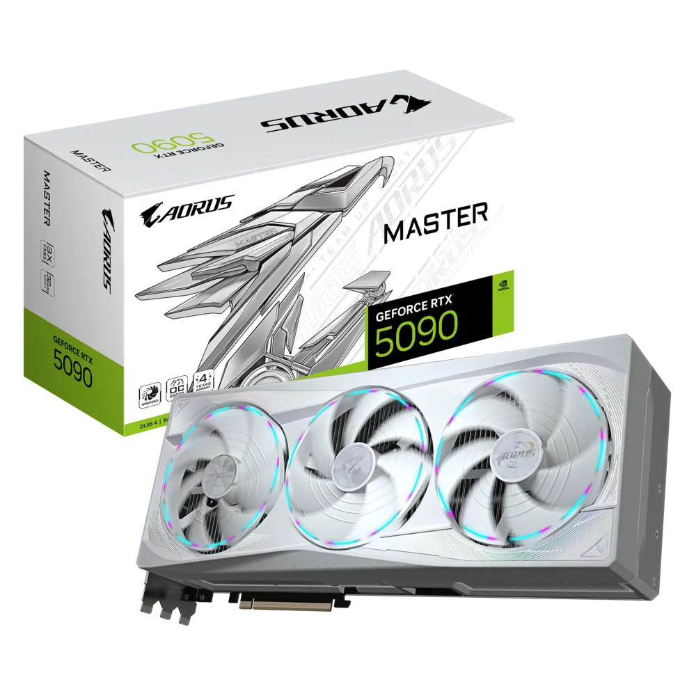 Gigabyte AORUS GeForce RTX 5090 MASTER ICE 32G Graphics Card - | Buy Online at Shwetha Computers