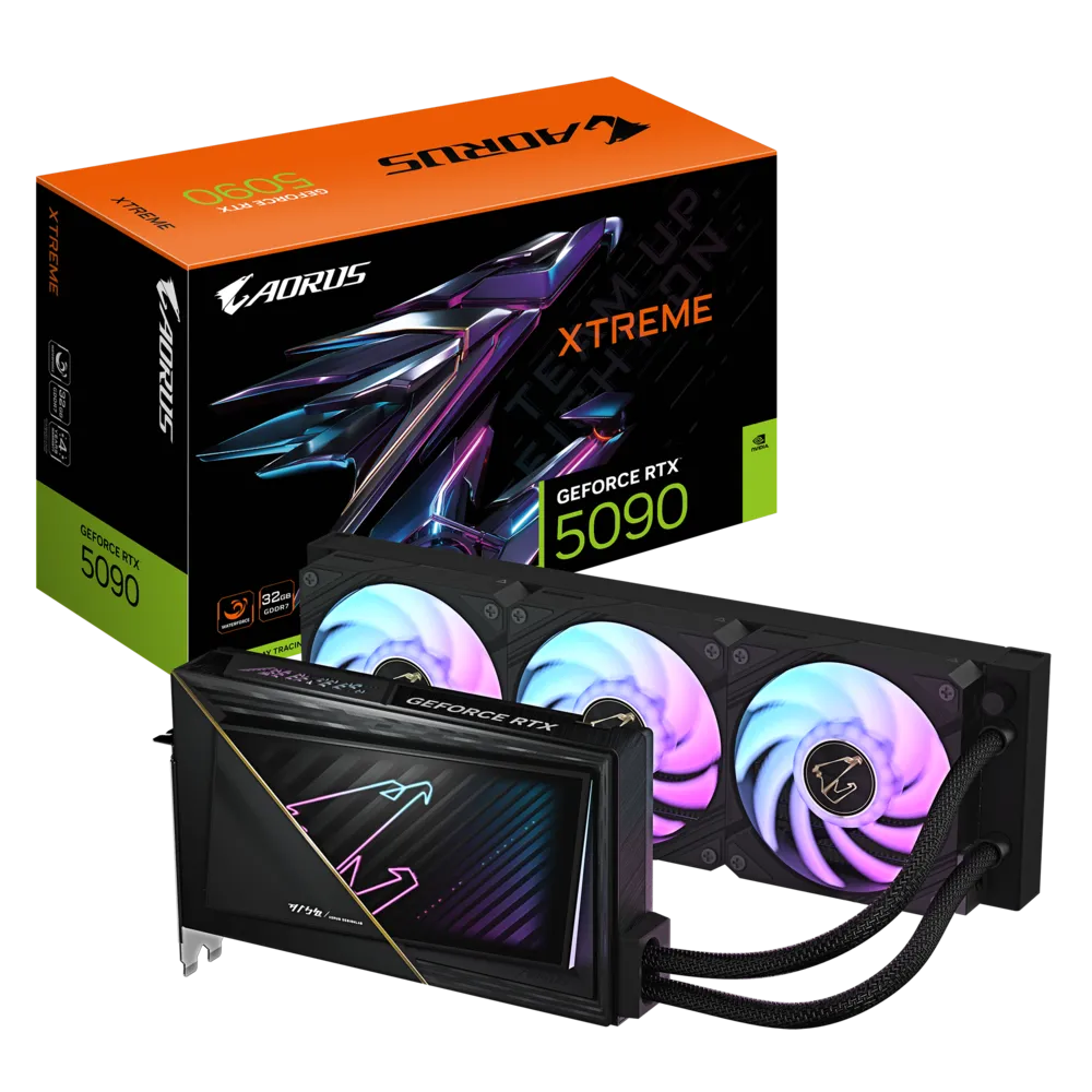 Gigabyte Aorus GeForce RTX 5090 XTREME WATERFORCE 32G Graphics Card