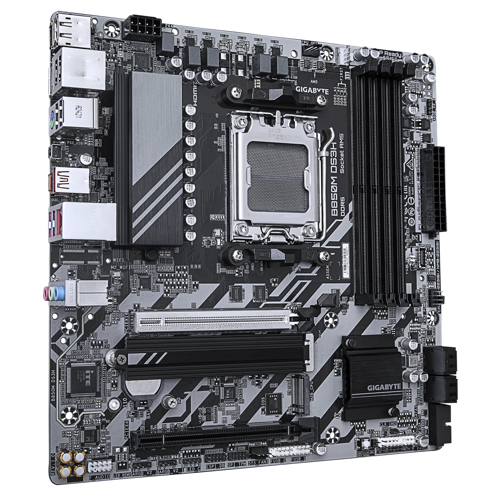 Gigabyte B850M DS3H Free with WIFI6 Card Motherboard