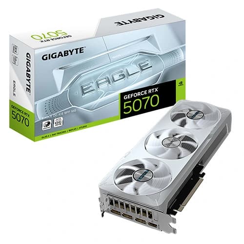 Gigabyte GeForce RTX 5070 Eagle OC Ice SFF 12GB GDDR7 Graphics Card - | Buy Online at Shwetha Computers