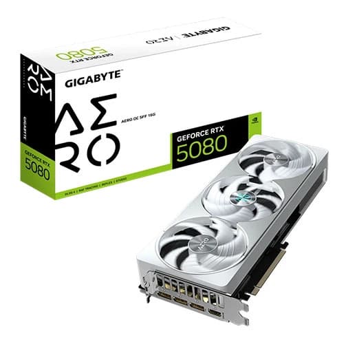 Gigabyte GeForce RTX 5080 Aero OC SFF 16GB GDDR7 Graphics Card - | Buy Online at Shwetha Computers