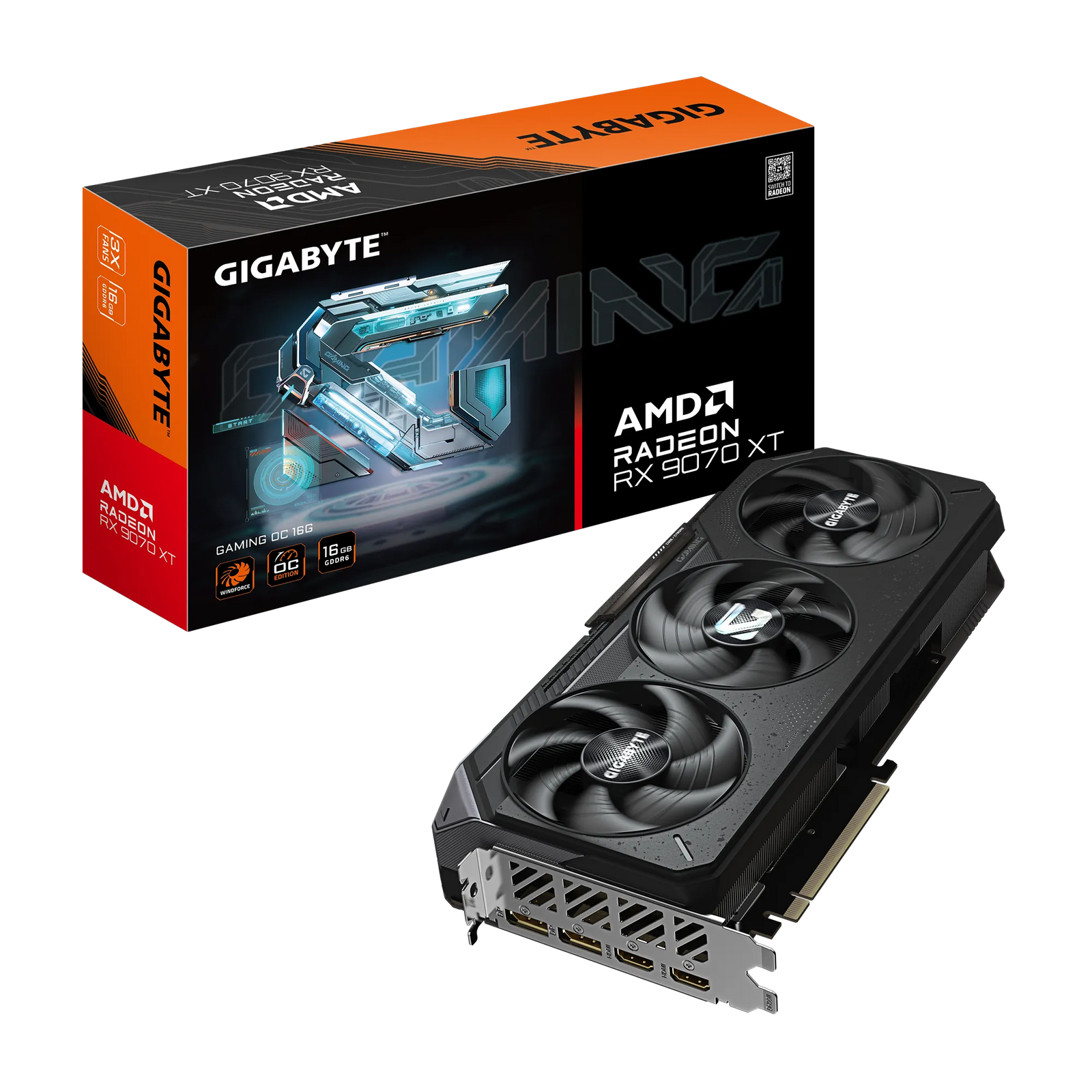 Gigabyte Radeon RX 9070 XT GAMING OC 16G Graphics Card