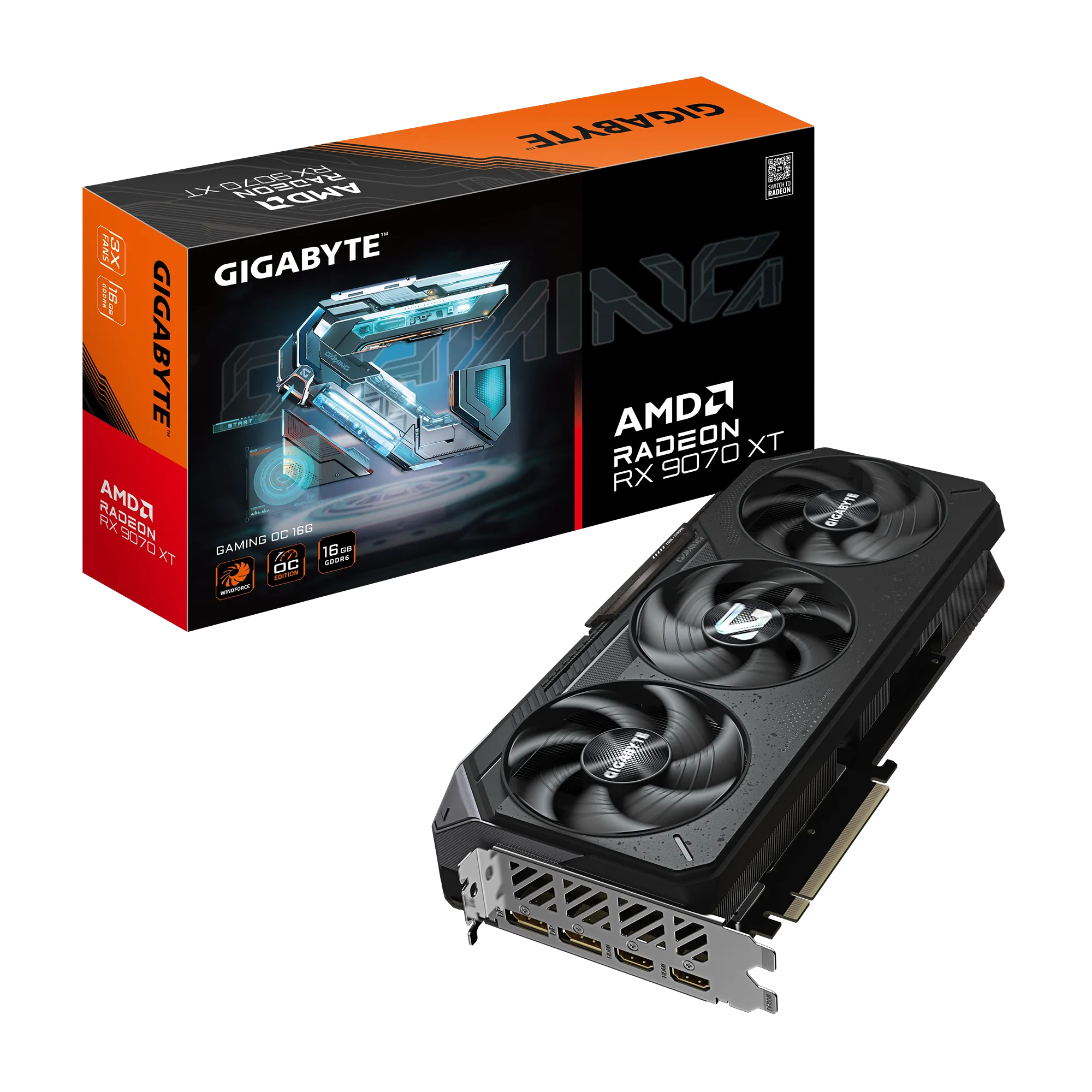 Gigabyte Radeon RX 9070 XT GAMING OC 16G Graphics Card