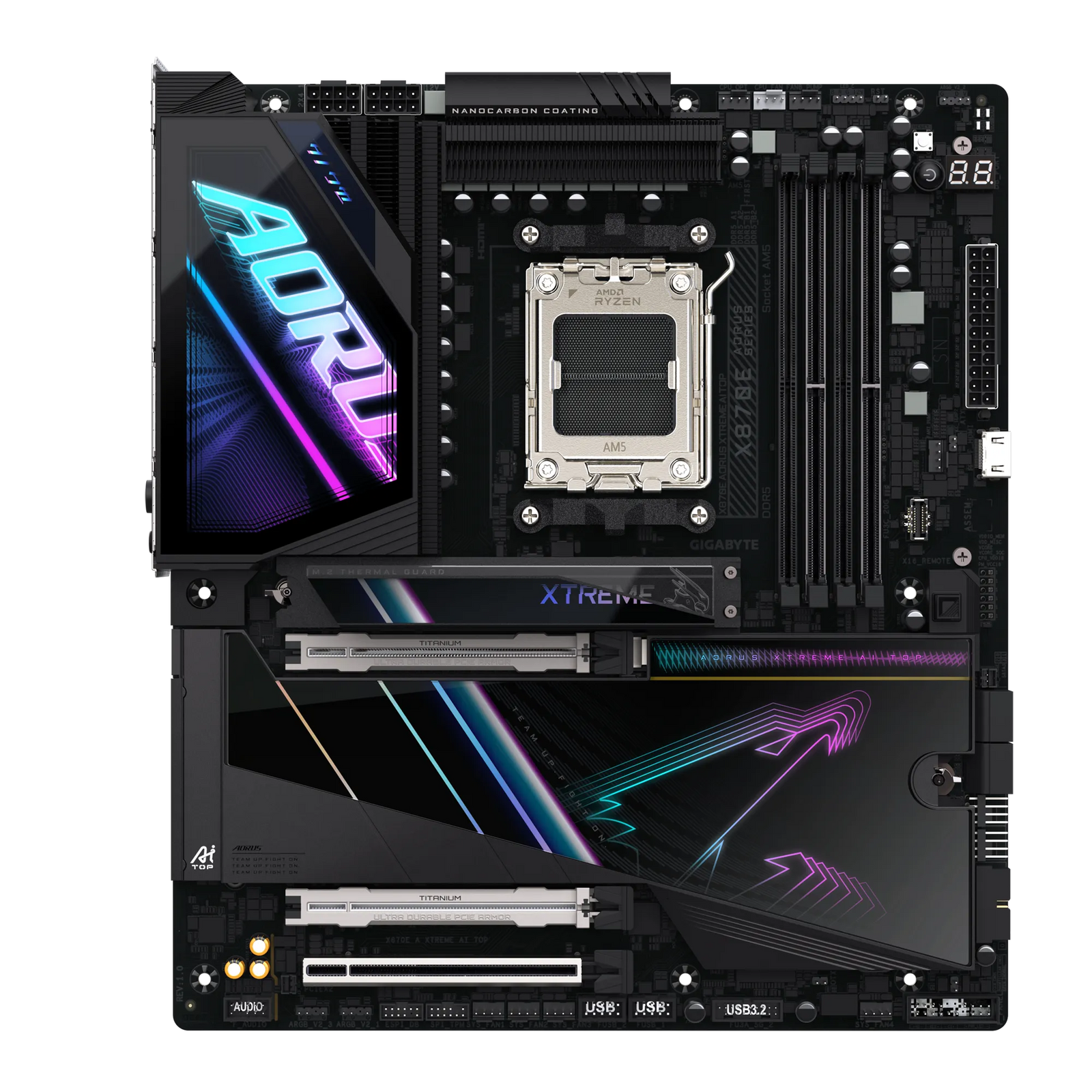 Gigabyte X870E AORUS XTREME AI TOP Motherboard - | Buy Online at Shwetha Computers